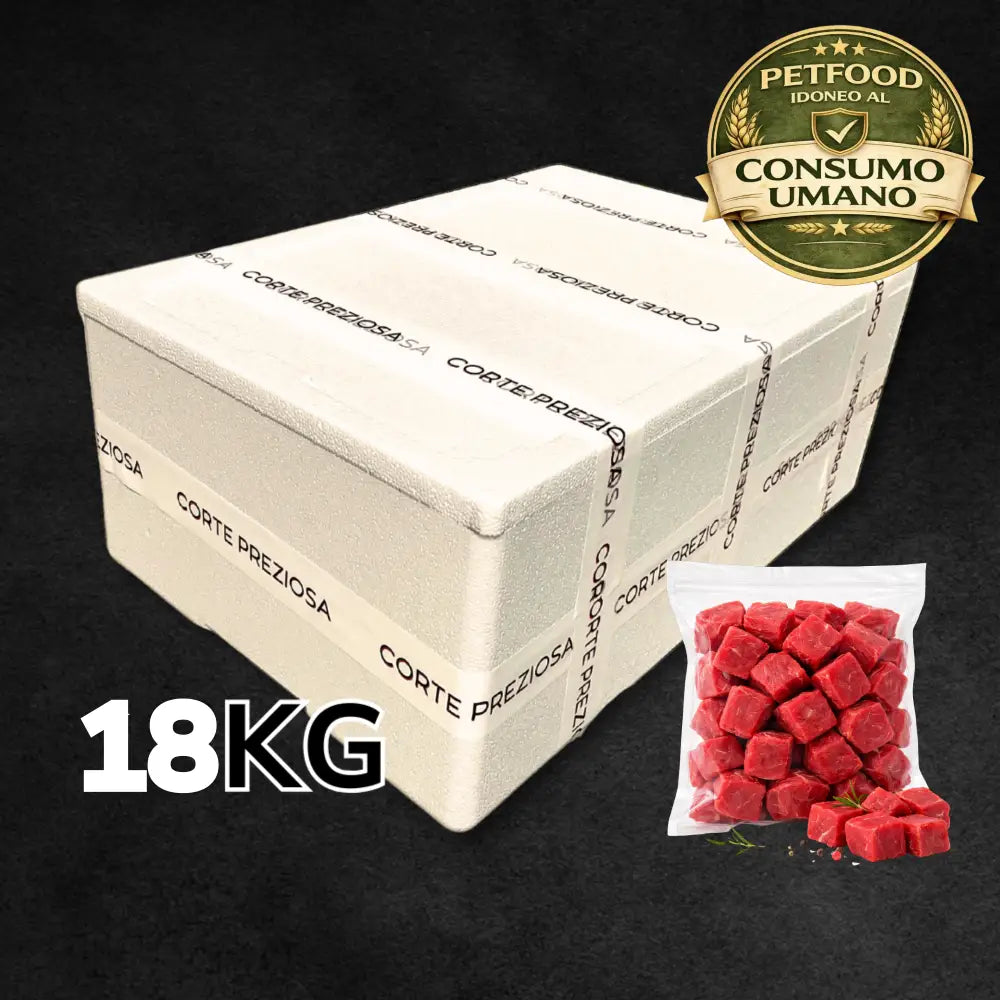 Box 18 Kg Manzo Grassfed - Porzioni da 200g - Bocconcini