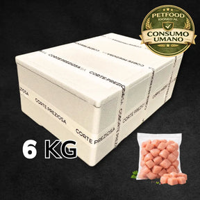 Box 6 Kg Pollo Naturale - Porzioni da 200g - Bocconcini